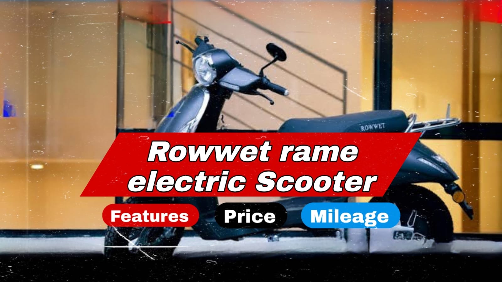 Rowwet Rame Electric Scooter